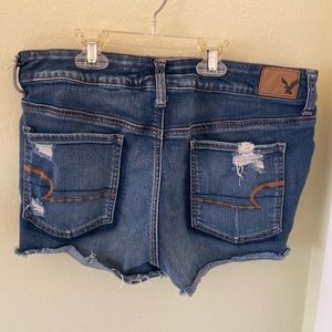 American Eagle distressed denim shorts
